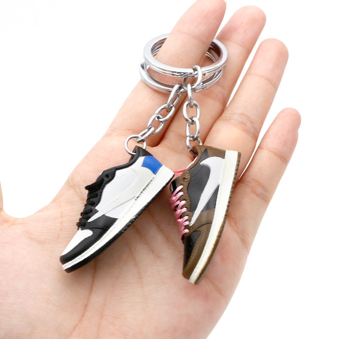 Wholesale PVC Basketball Shoe Model Keychain JDC-KC-QLPing013