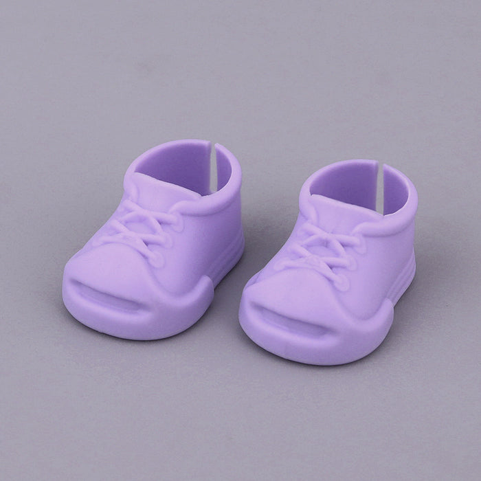 Wholesale Shoes suitable for 17 cm doll shoes sneakers universal cotton doll