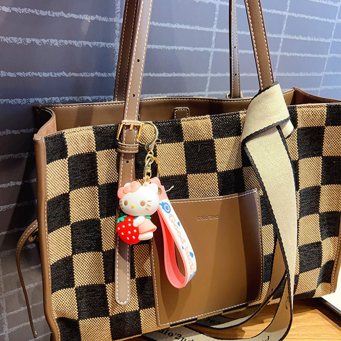 Wholesale Strawberry Fruit Doll Keychain JDC-KC-OShi042