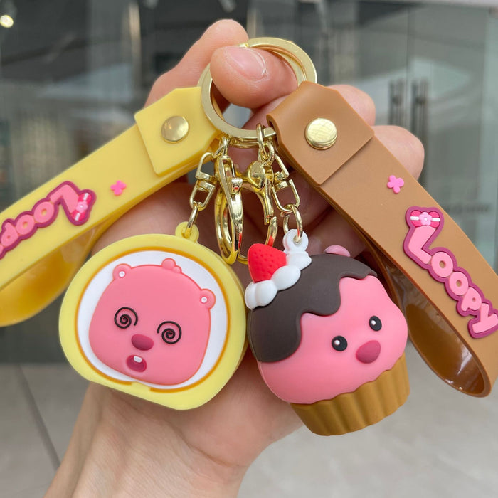 Wholesale Cartoon Keychain Doll Cute Car Pendant Bag Accessories Small Gifts Wholesale