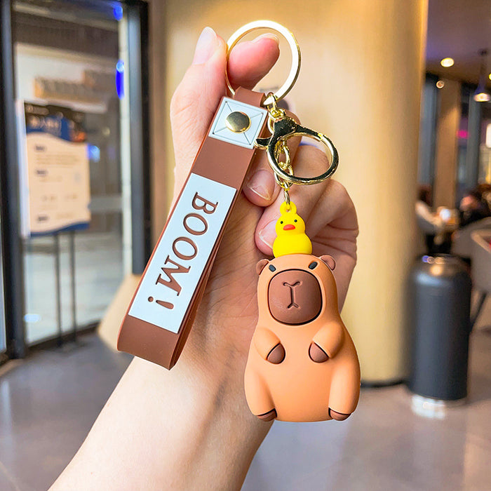 Wholesale PVC Cartoon Cute Keychain JDC-KC-LeZi024