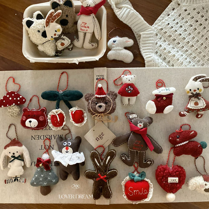 Wholesale Cherry Pendant Cute Holiday Atmosphere Keychain Bag Pendant
