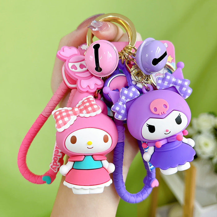 Wholesale Plaid Figure Keychain JDC-KC-YanG006