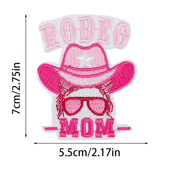 Wholesale Pink Western Denim DIY Patches