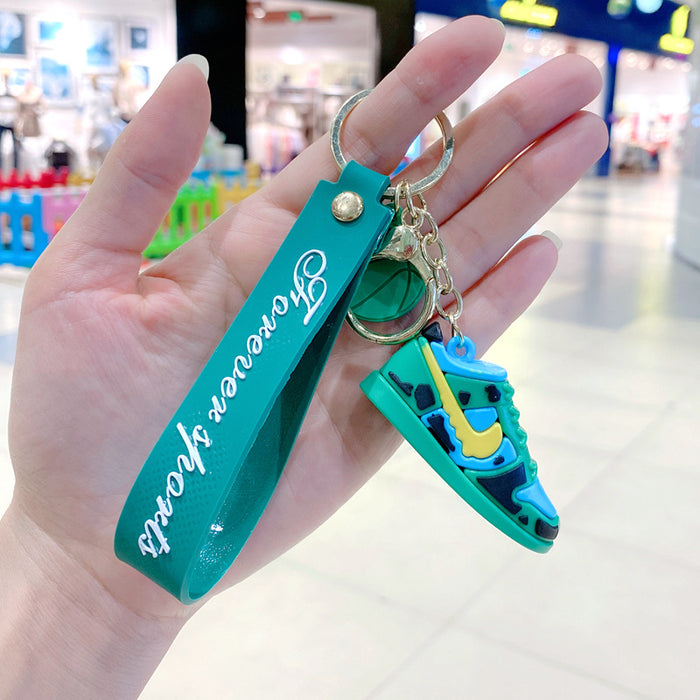 Wholesale Metal Soccer Star Cartoon Keychain Decorative Car Key Accessory MOQ≥2