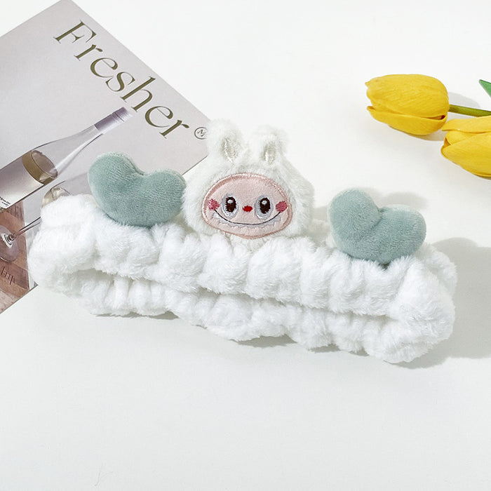Wholesale Cartoon  Cloth Wash Face Hair Band Girls Cute Plush Hair Band Makeup Mask Pressure Hair Headband Hair Accessories