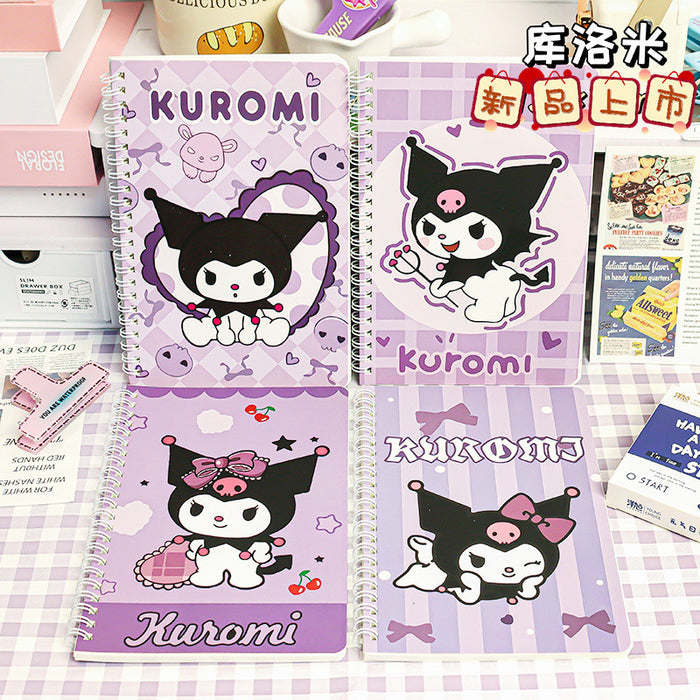 Wholesale 4 Sets of A5 Coil Cartoon Paper Notebook JDC-NK-YYC002