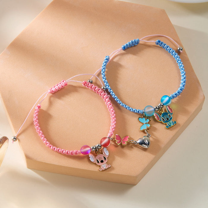 Wholesale Love Magnetic Braided Bracelet JDC-BT-Chuya002