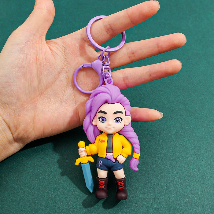 Wholesale KPOP cartoon keychains bags and accessories