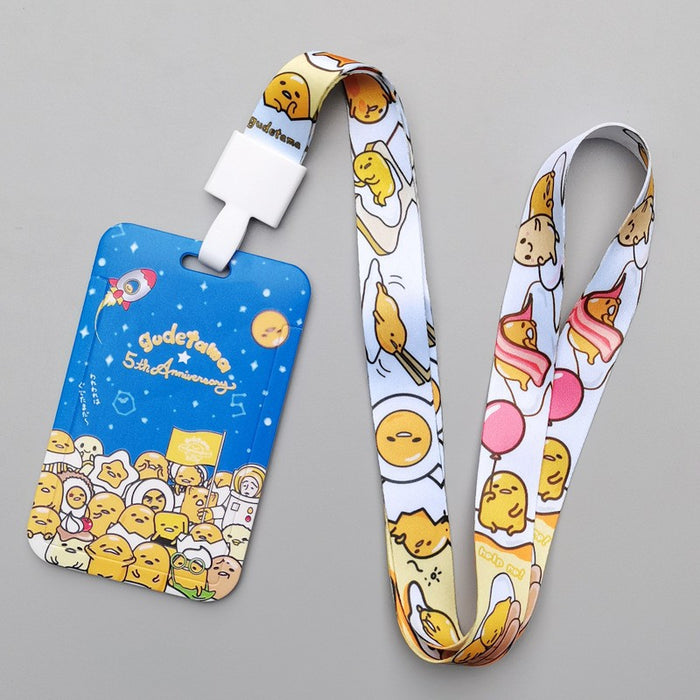 Wholesale Trendy Plastic Cartoon Card Holder With Lanyard Student ID Badge Gift