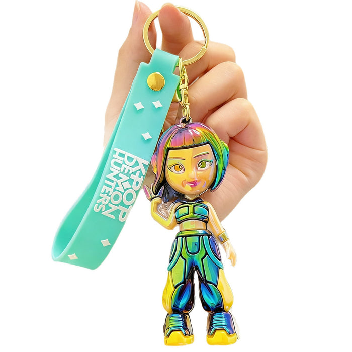 Wholesale Cartoon Silicone PVC Keychain Bag Charm Gift for Party MOQ≥2