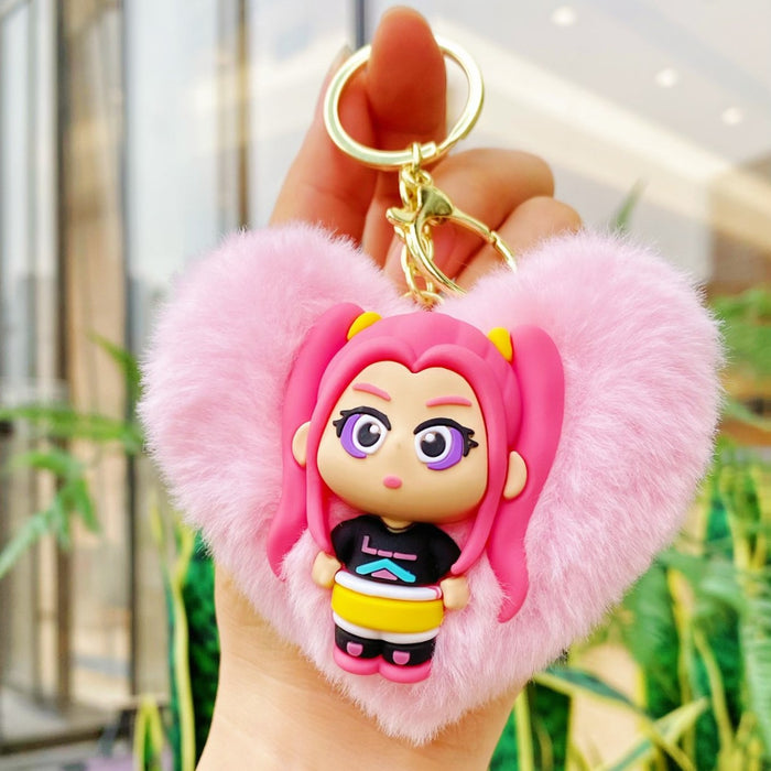 Wholesale K-POP plush keychains,  bag charms,  plush toys
