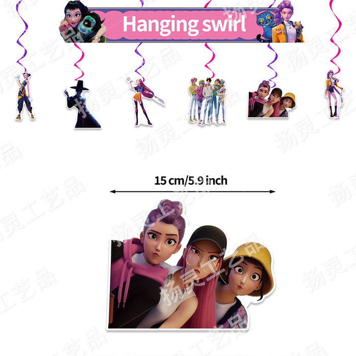 Wholesale KPOP birthday party banners and balloon decorations