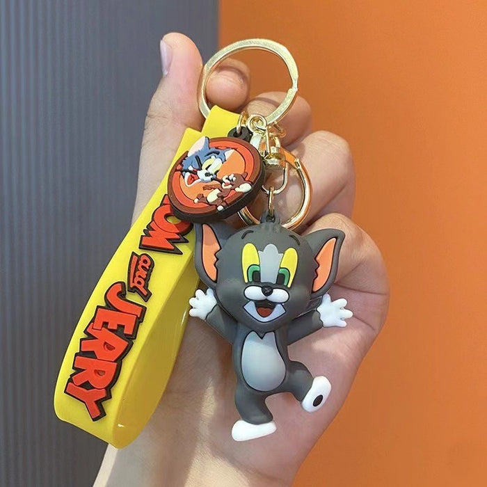 Wholesale  Cat Keychain Car Key Chain  Schoolbag Hanging  Key Ring