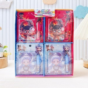 Wholesale Cute cartoon-themed portable pocket notebook with pen