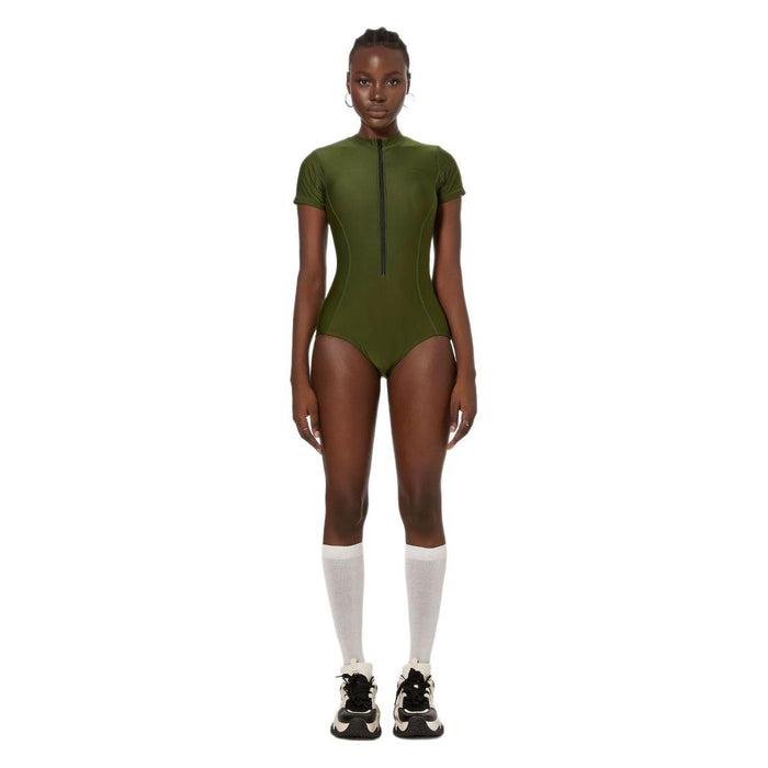 Wholesale New swimsuit long sleeved sunscreen one-piece bikini short sleeved surfing suit swimsuit swimsuit