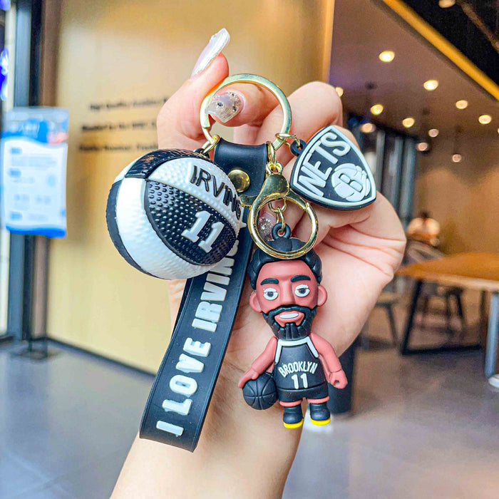 Wholesale Cartoon Silicone Doll Keychain JDC-KC-MZL017