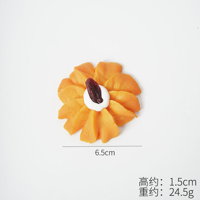 Wholesale Chic PVC Simulated Cookie Pendant Fun Dessert Shaped Ornament Decorative Gift Accessory MOQ≥5