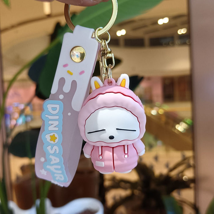 Wholesale Silicone Cartoon Doll Keychain JDC-KC-YiChang-006