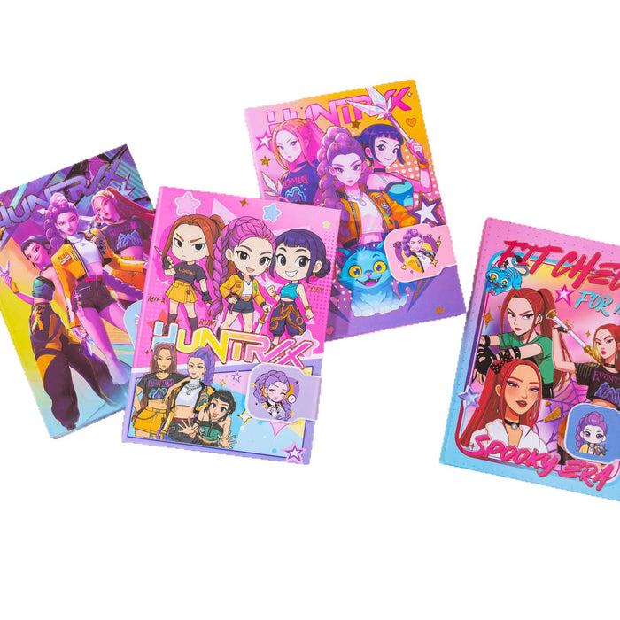 Wholesale K-POP Magnetic  Cartoon Anime Colored Notebook