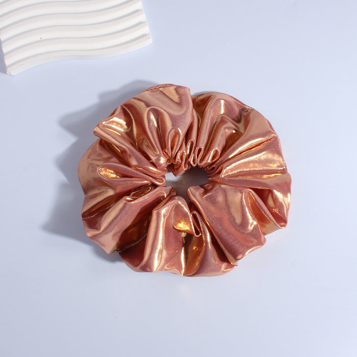 Wholesale Leather and fabric large Hair Scrunchies