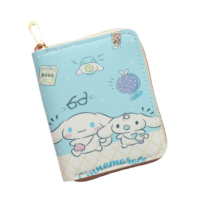 Wholesale PU Cartoon Printed Short Zipper Coin Purse JDC-WT-Jumei001