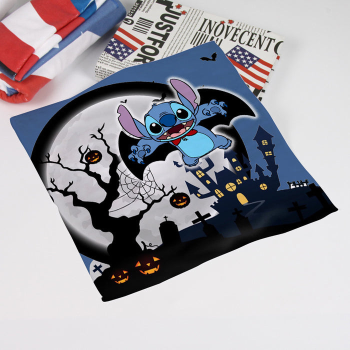 Wholesale Halloween Little Monster Stitch Cartoon Surrounding Multi-picture Anime Square Handkerchief Small Handkerchief Portable Handkerchief Towel Sweat Towel JDC-TW-Hual001