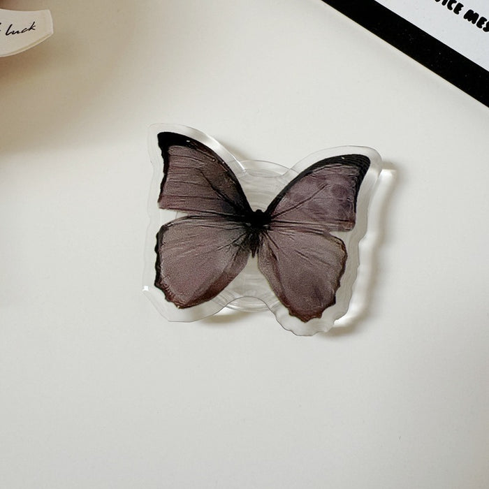 Wholesale PVC Butterfly Phone Grip Stand Accessory