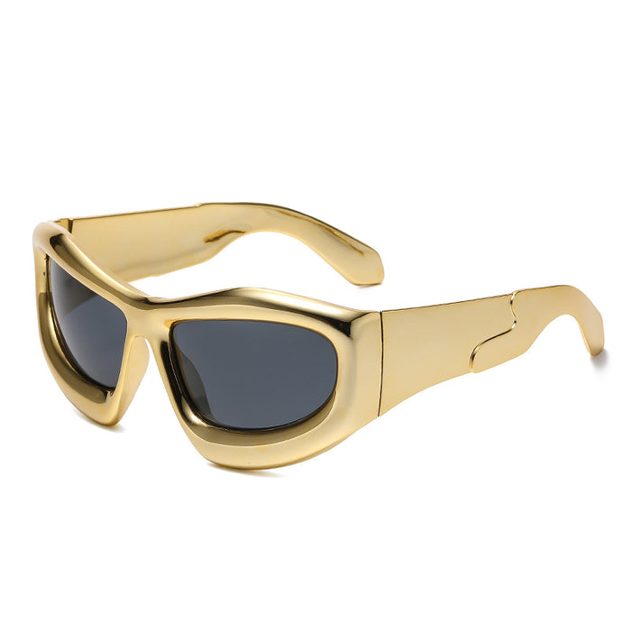 Wholesale Exaggerated personality sunglasses, fashionable and trendy sunglasses