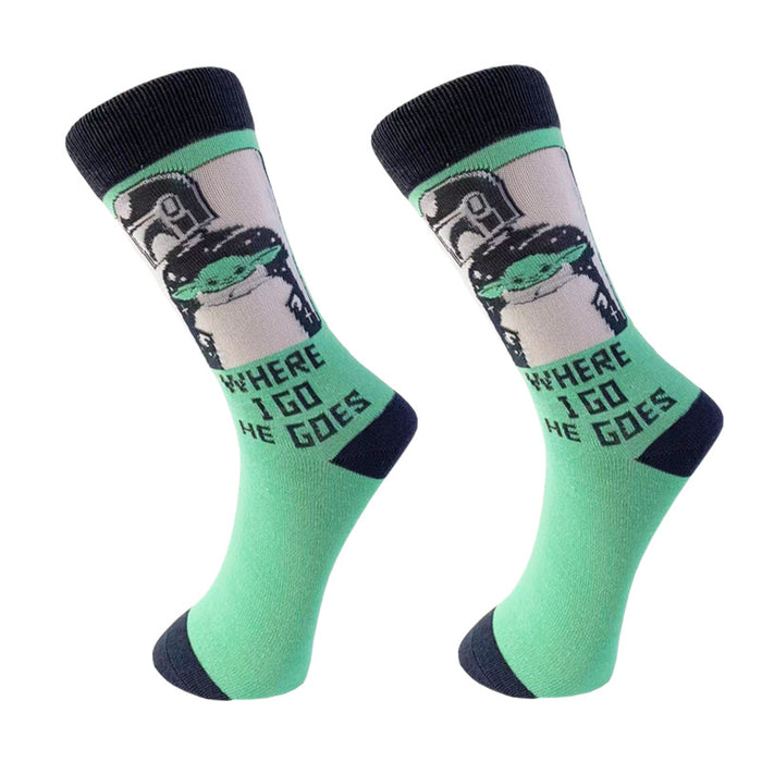 Wholesale Cartoon Men's Middle Tube Socks JDC-SK-YiYan081