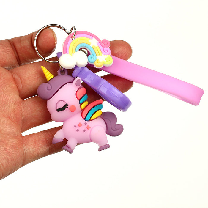 Wholesale Pony Doll Bag Pendant PVC Soft Glue Cartoon Keychain JDC-KC-Aohong015