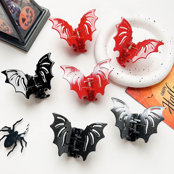 Wholesale  Bat Hair Claw Clip ABS Bat Gripper Hair Accessory Chic Funny Hair Clip For Women Boutique Resale Gift