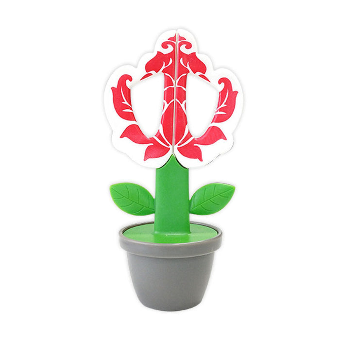Wholesale Children' s new scissors flower shape standing handmade scissors cute cartoon paper cut student stationery office supplies