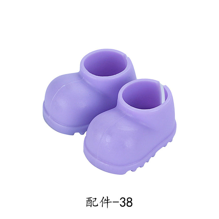 Wholesale  Adaptable Keychain Hanging Cotton Doll Plush Toy Dress-Up Shoes Boots with Pendant