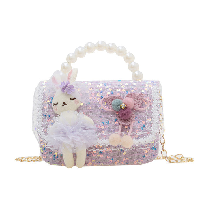 Wholesale Children's Bags Pearl Handbags Shoulder Bags JDC-SD-GSAT002