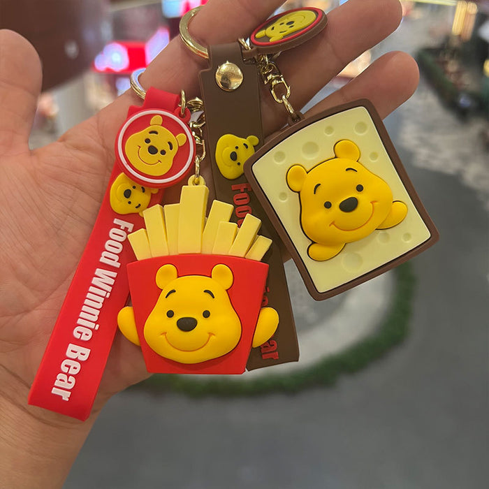 Wholesale Bear Cartoon Dolls PVC Keychains JDC-KC-MiaoY071