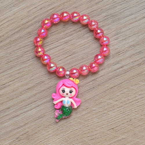 Wholesale Rainbow crystal bead bracelet