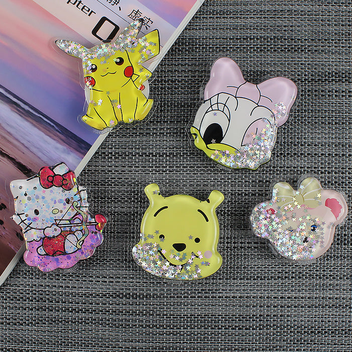 Wholesale Creative Cartoon Quicksand Phone Cushion Stand