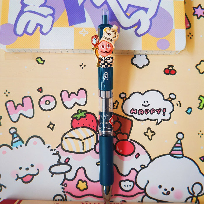 Wholesale Cute Star Doctor Nurse Gel Pens 0. 5mm Black Blue Ink Bulk Pack