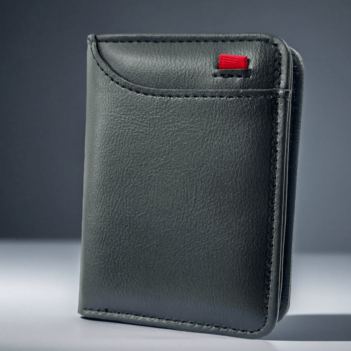 Wholesale PU Leather Men' s Multi-Card Wallet Vertical Card Holder Fashion Accessory MOQ：3