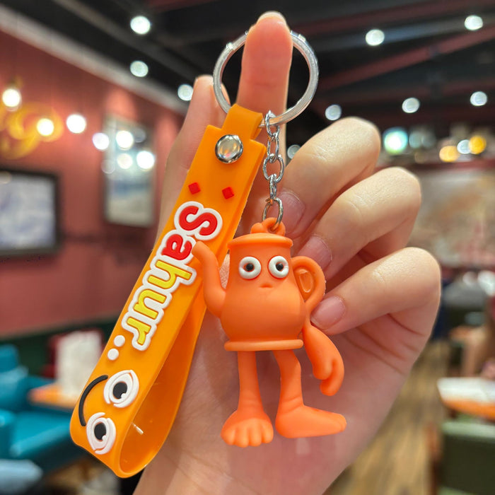 Wholesale Doll keychain pendant cartoon funny series keychain car keychain bag accessories