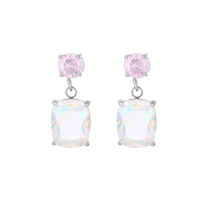 Wholesale 3pcs Turquoise Geometric Stainless Steel Earrings