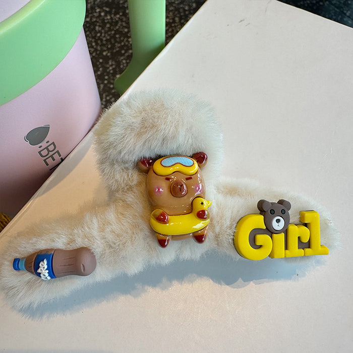 Wholesale Cartoon Animal Hair Accessories Hair Clips