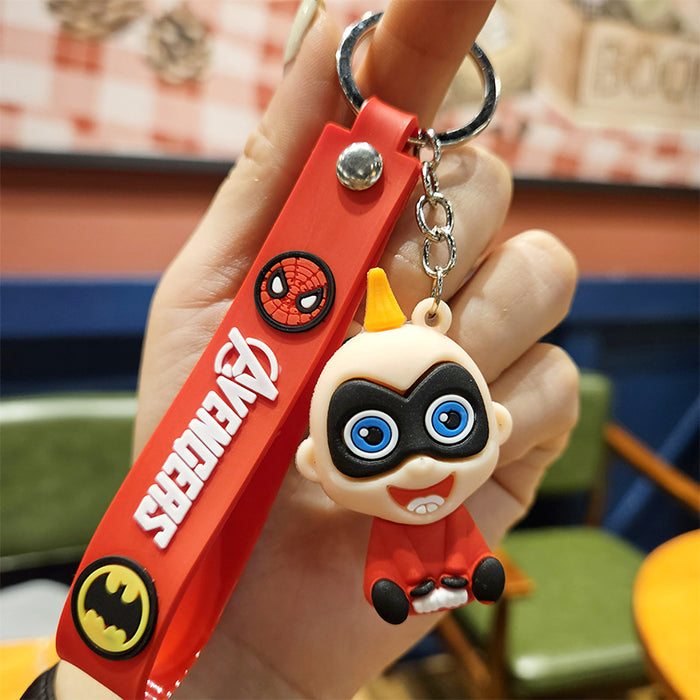 Wholesale Cartoon Doll Silicone Keychain JDC-KC-YiZhuo011