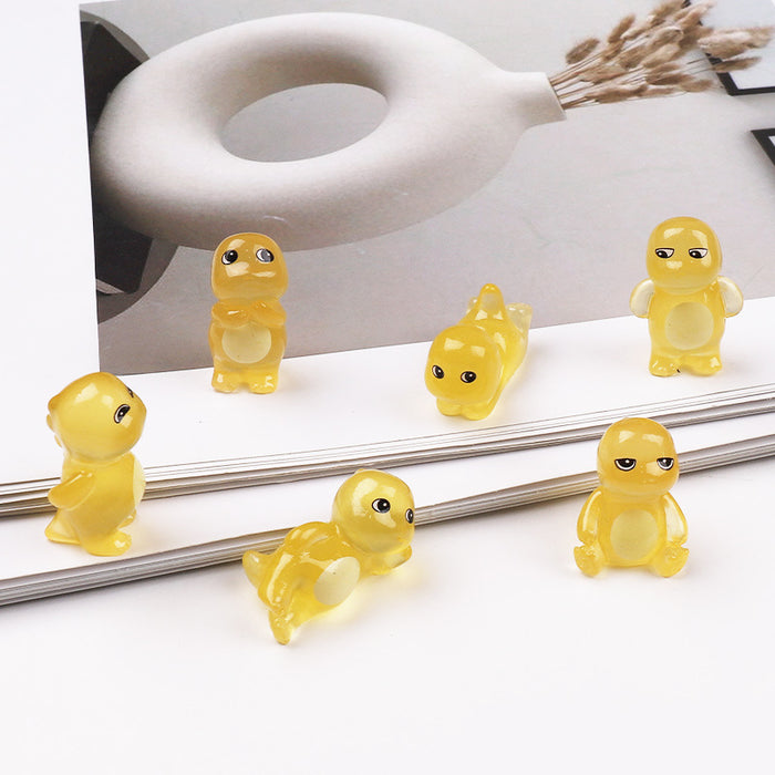 Wholesale 10pcs Luminous 3D Cartoon Jewelry DIY Accessories JDC-FK-YaoL006