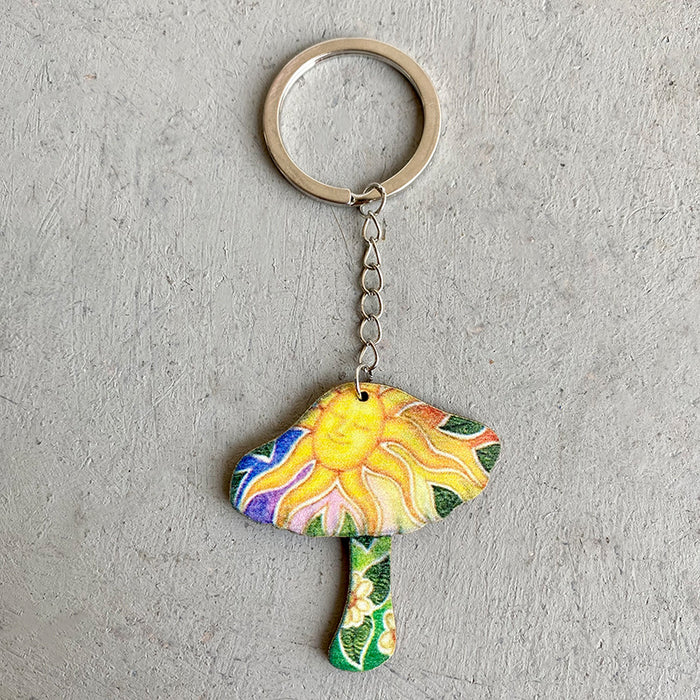 Wholesale 3pairs/pack Mushroom Colorful Keychain JDC-KC-HeYi019