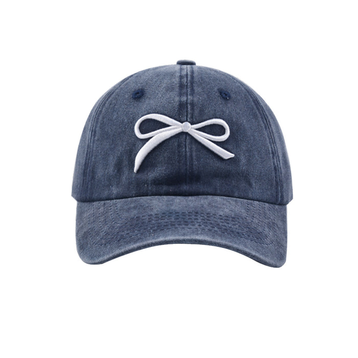 Wholesale Cotton Bow Embroidered Baseball Cap JDC-FH-WenR033