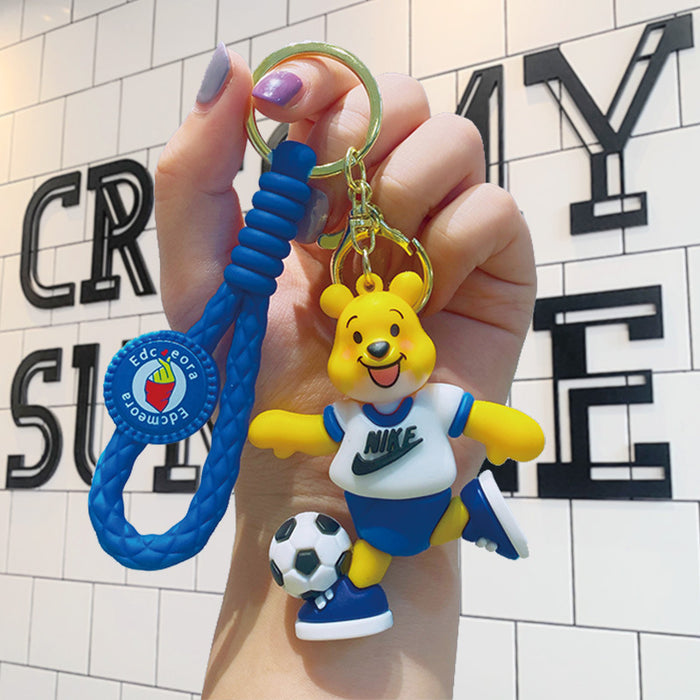 Wholesale Cartoon Doll Silicone Keychain JDC-KC-LiuFan025