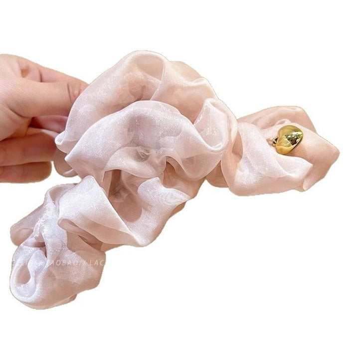 Wholesale Hairpin Back Head Shark Clip Headwear Gentle Mesh Large Grab Clip Women