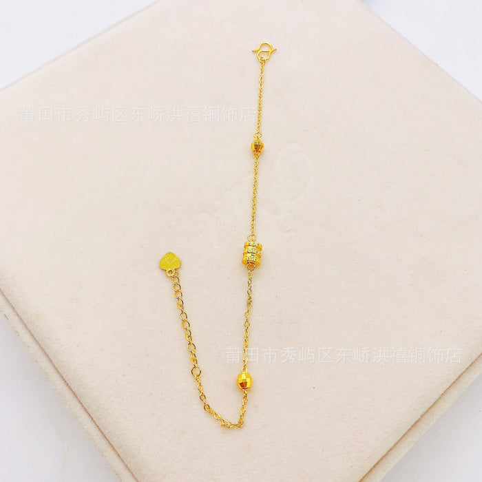 Wholesale Brass gold-plated temperament bracelet fashionable electroplating versatile hand jewelry